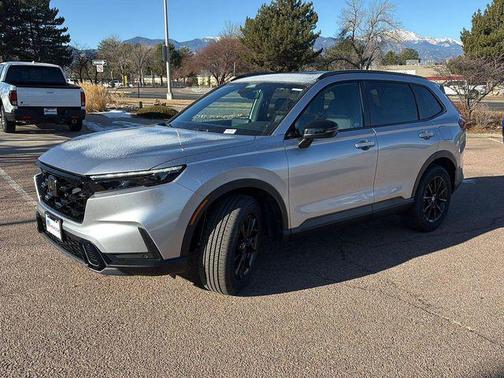 Solar Silver Metallic 2026 Honda CR-V Hybrid Sport-L AWD