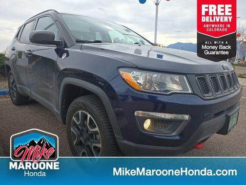 Jazz Blue Pearlcoat 2021 Jeep Compass Trailhawk