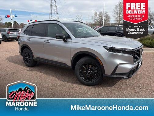 Solar Silver Metallic 2026 Honda CR-V Hybrid Sport-L AWD