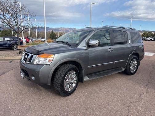Gun Metallic 2015 Nissan Armada Platinum