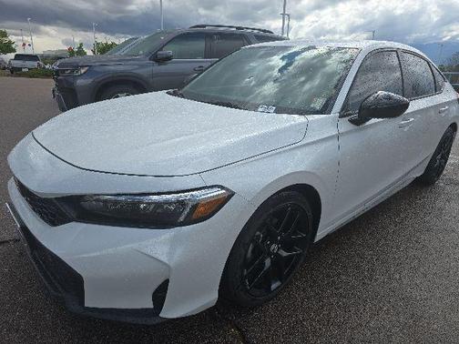 Platinum White Pearl 2026 Honda Civic Sport