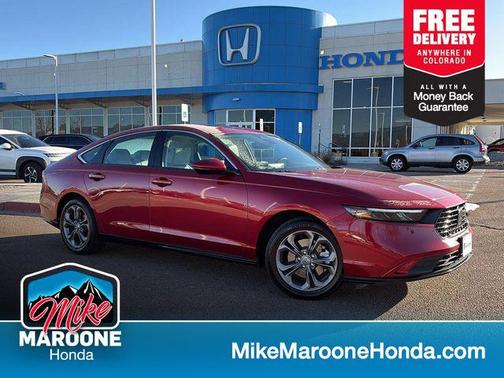 Radiant Red Metallic 2024 Honda Accord Hybrid EX-L