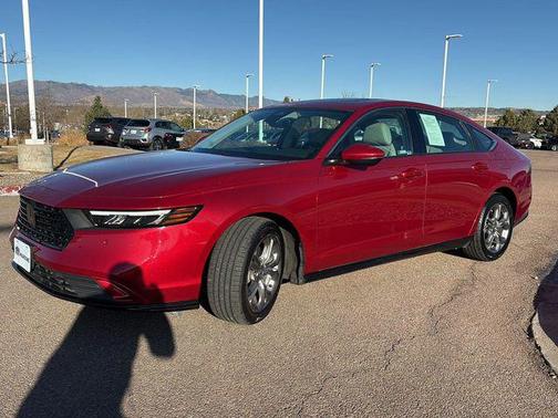 Radiant Red Metallic 2024 Honda Accord Hybrid EX-L
