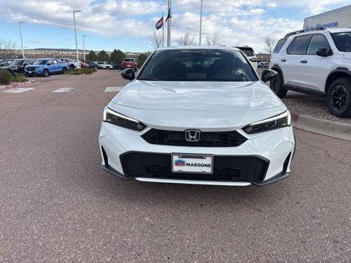 Platinum White Pearl 2026 Honda Civic Hybrid Sport