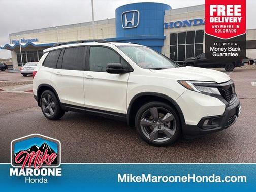 White Diamond Pearl 2019 Honda Passport Touring