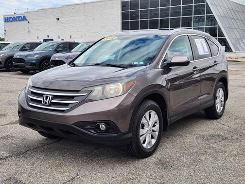 Urban Titanium Metallic 2014 Honda CR-V EX-L