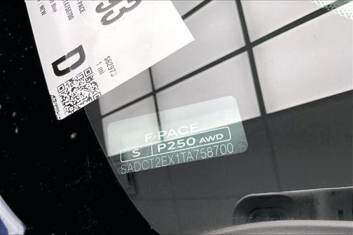 2026 Jaguar F-PACE P250 R-Dynamic S