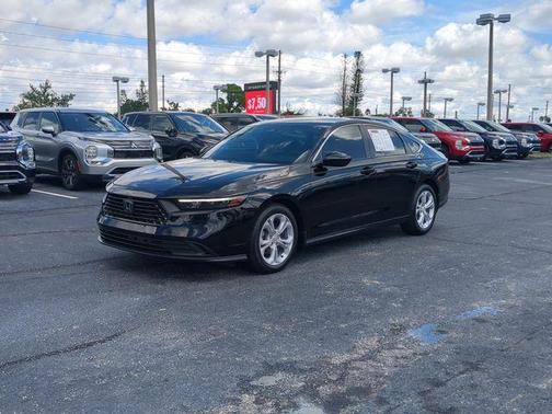 Black 2025 Honda Accord LX