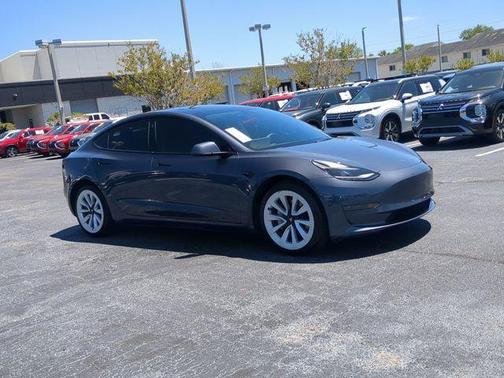 Gray 2022 Tesla Model 3 Base