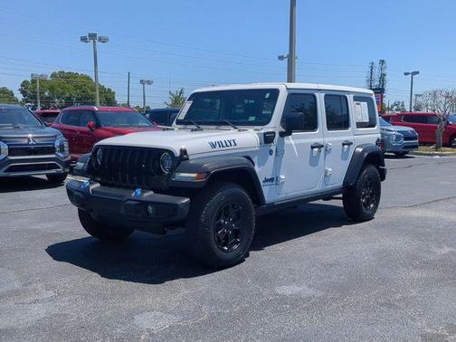 Bright White Clearcoat 2023 Jeep Wrangler 4xe Base