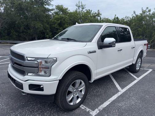 White Platinum Clearcoat Metallic 2019 Ford F-150 Platinum