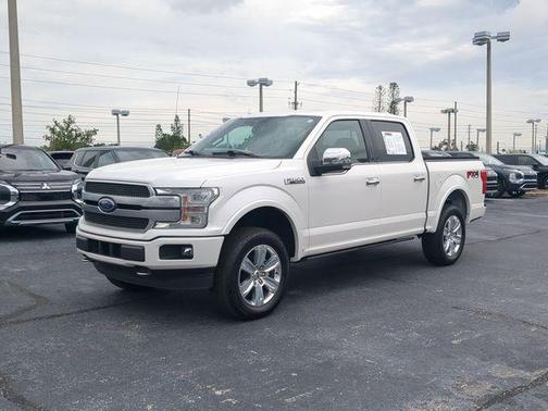 White Platinum Clearcoat Metallic 2019 Ford F-150 Platinum