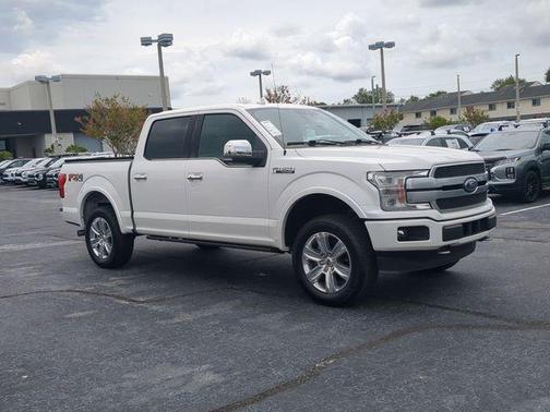 White Platinum Clearcoat Metallic 2019 Ford F-150 Platinum