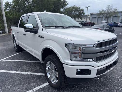 White Platinum Clearcoat Metallic 2019 Ford F-150 Platinum