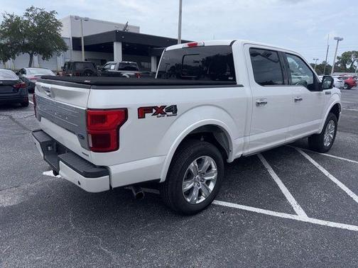 White Platinum Clearcoat Metallic 2019 Ford F-150 Platinum