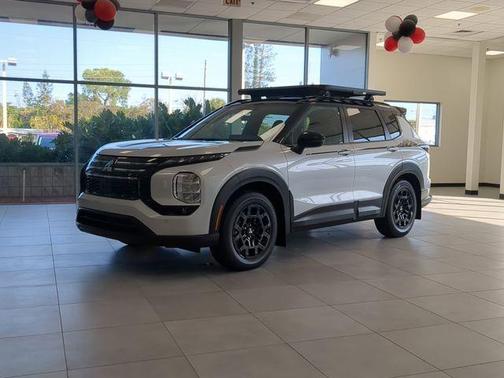 White 2025 Mitsubishi Outlander Trail Edition