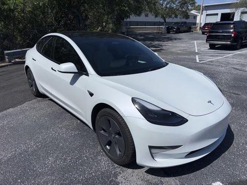 White 2023 Tesla Model 3 Base