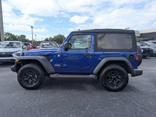 Ocean Blue Metallic 2019 Jeep Wrangler Sport