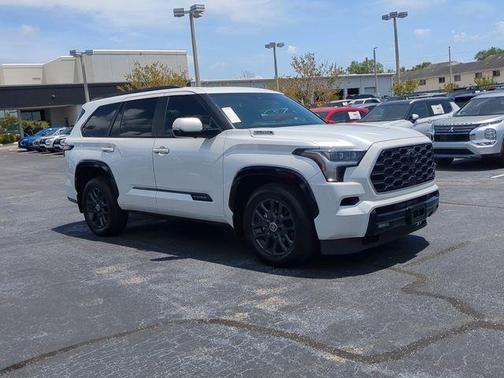 Pearl 2024 Toyota Sequoia Platinum