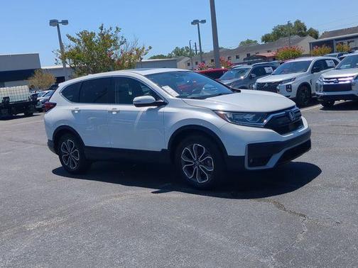Platinum White Pearl 2021 Honda CR-V EX