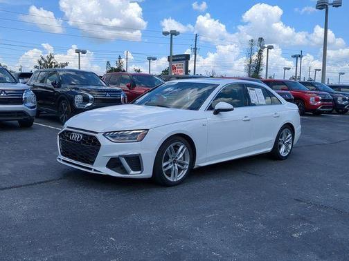 Arkona White 2024 Audi A4 45 S line quattro Premium