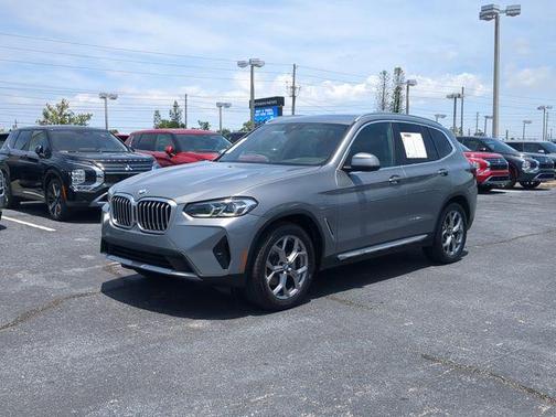 Gray Metallic 2024 BMW X3 xDrive30i