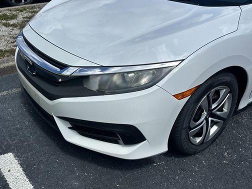 White Orchid Pearl 2018 Honda Civic LX