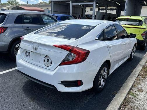 White Orchid Pearl 2018 Honda Civic LX