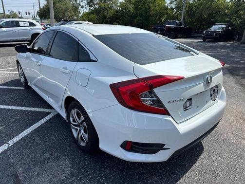 White Orchid Pearl 2018 Honda Civic LX