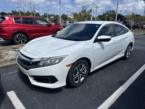 White Orchid Pearl 2018 Honda Civic LX
