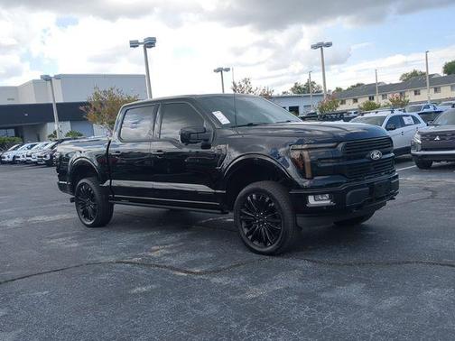 Black Metallic 2025 Ford F-150 Platinum