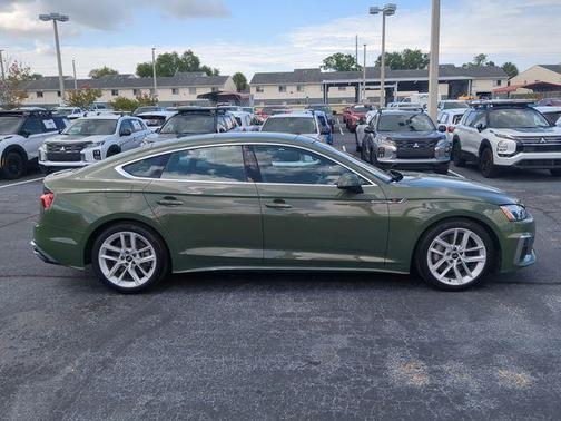 District Green Metallic 2024 Audi A5 Sportback 45 S line quattro Premium