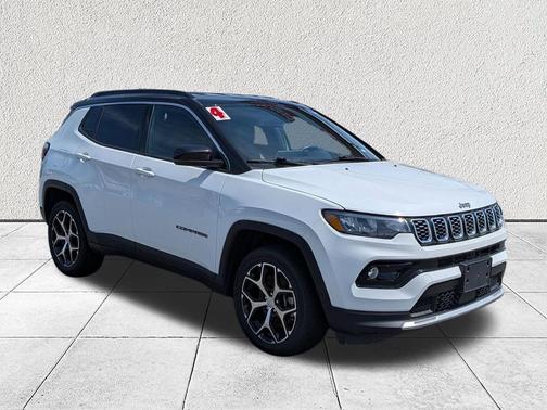 Bright White Clearcoat 2024 Jeep Compass Limited