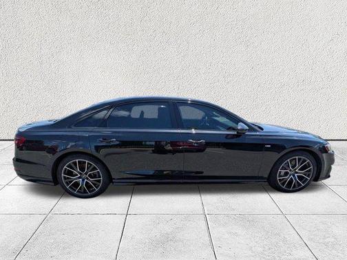 Mythos Black Metallic 2021 Audi A8 L 55