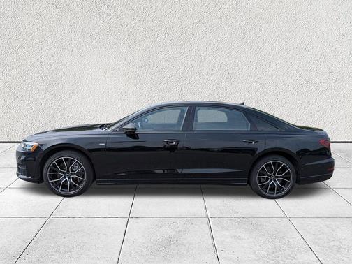 Mythos Black Metallic 2021 Audi A8 L 55