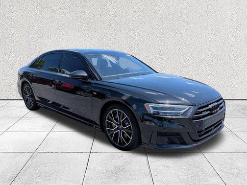 Mythos Black Metallic 2021 Audi A8 L 55