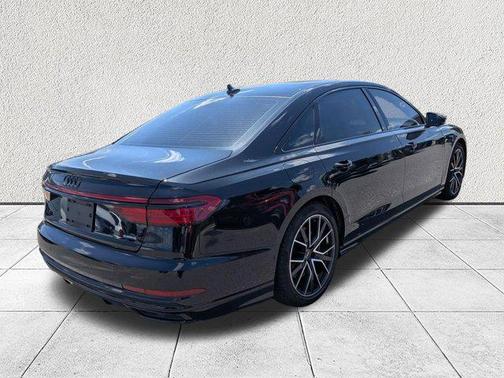 Mythos Black Metallic 2021 Audi A8 L 55
