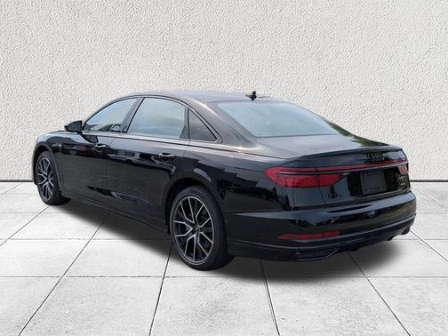 Mythos Black Metallic 2021 Audi A8 L 55