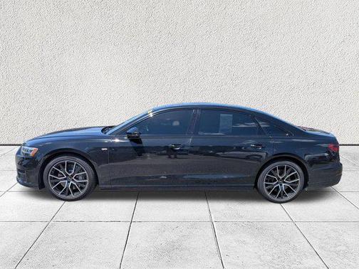 Mythos Black Metallic 2021 Audi A8 L 55