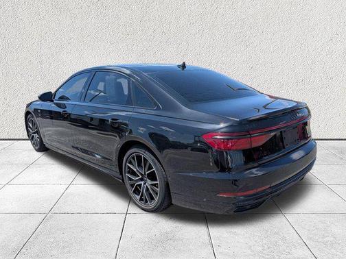 Mythos Black Metallic 2021 Audi A8 L 55