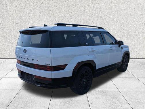 Serenity White 2025 Hyundai SANTA FE HEV Calligraphy