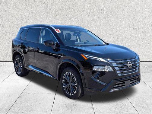 Super Black 2025 Nissan Rogue Platinum