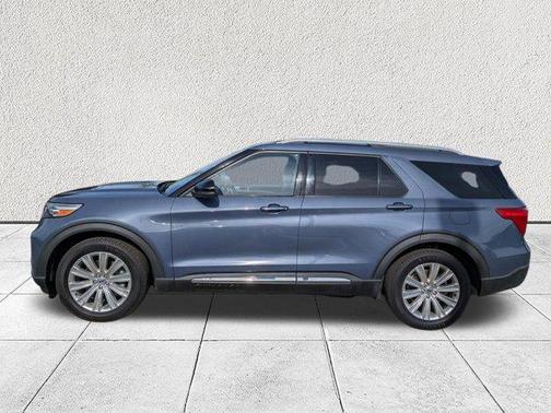 Infinite Blue Metallic Tinted Clearcoat 2021 Ford Explorer Limited