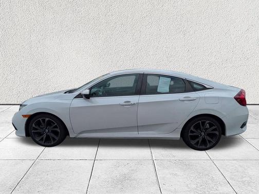 Platinum White Pearl 2021 Honda Civic Sport