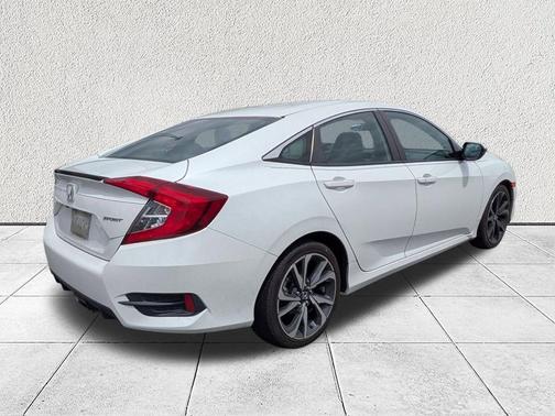 Platinum White Pearl 2021 Honda Civic Sport