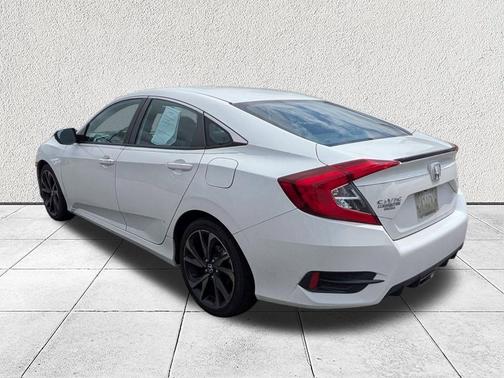 Platinum White Pearl 2021 Honda Civic Sport
