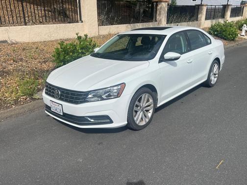 White 2019 Volkswagen Passat 2.0T Wolfsburg Edition