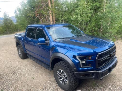 Blue 2018 Ford F-150 Raptor
