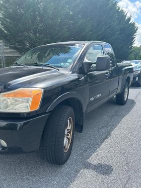 Black 2008 Nissan Titan PRO-4X King Cab
