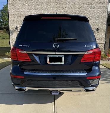 Blue 2014 Mercedes-Benz GL-Class GL 550 4MATIC